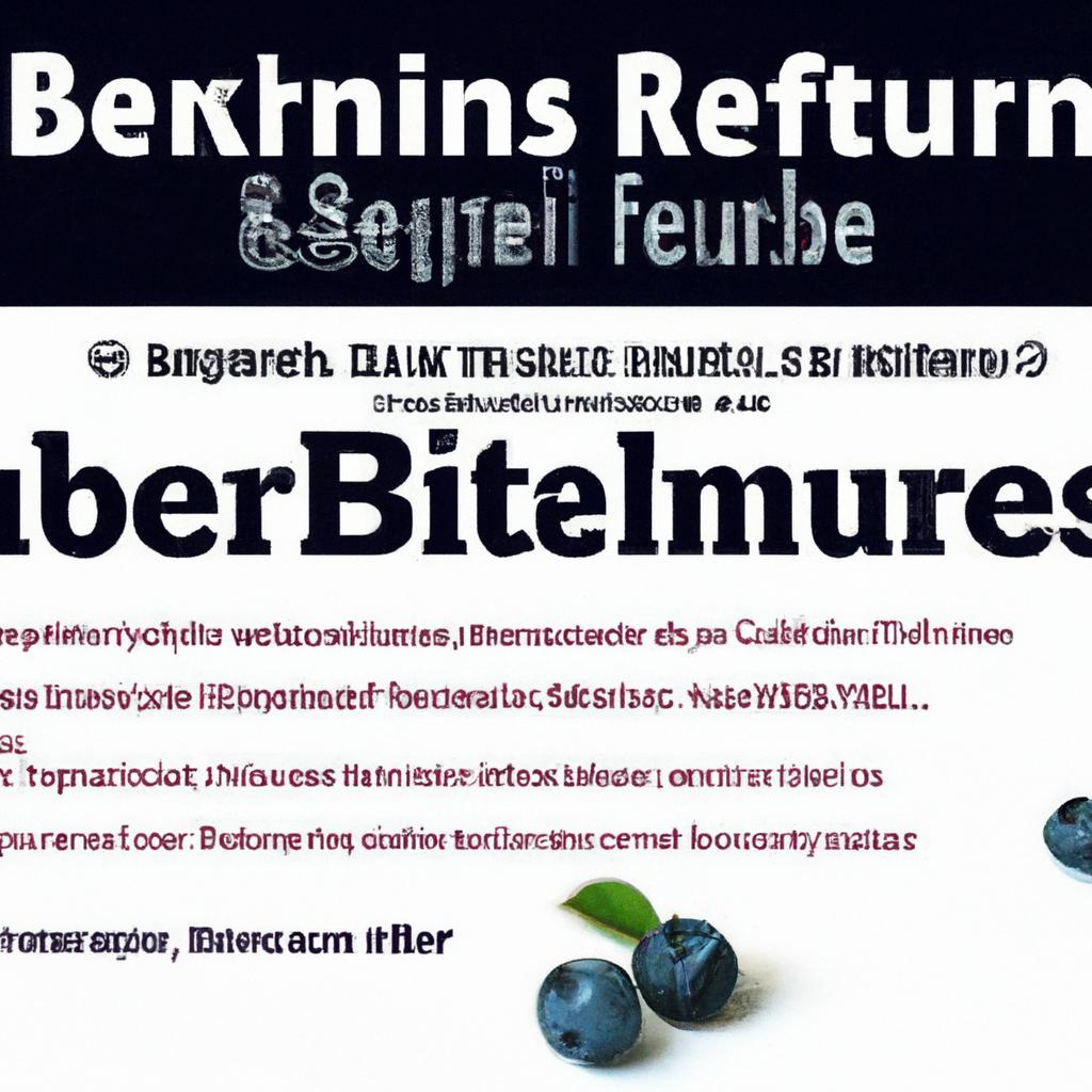 Rezept für blaubeer muffins