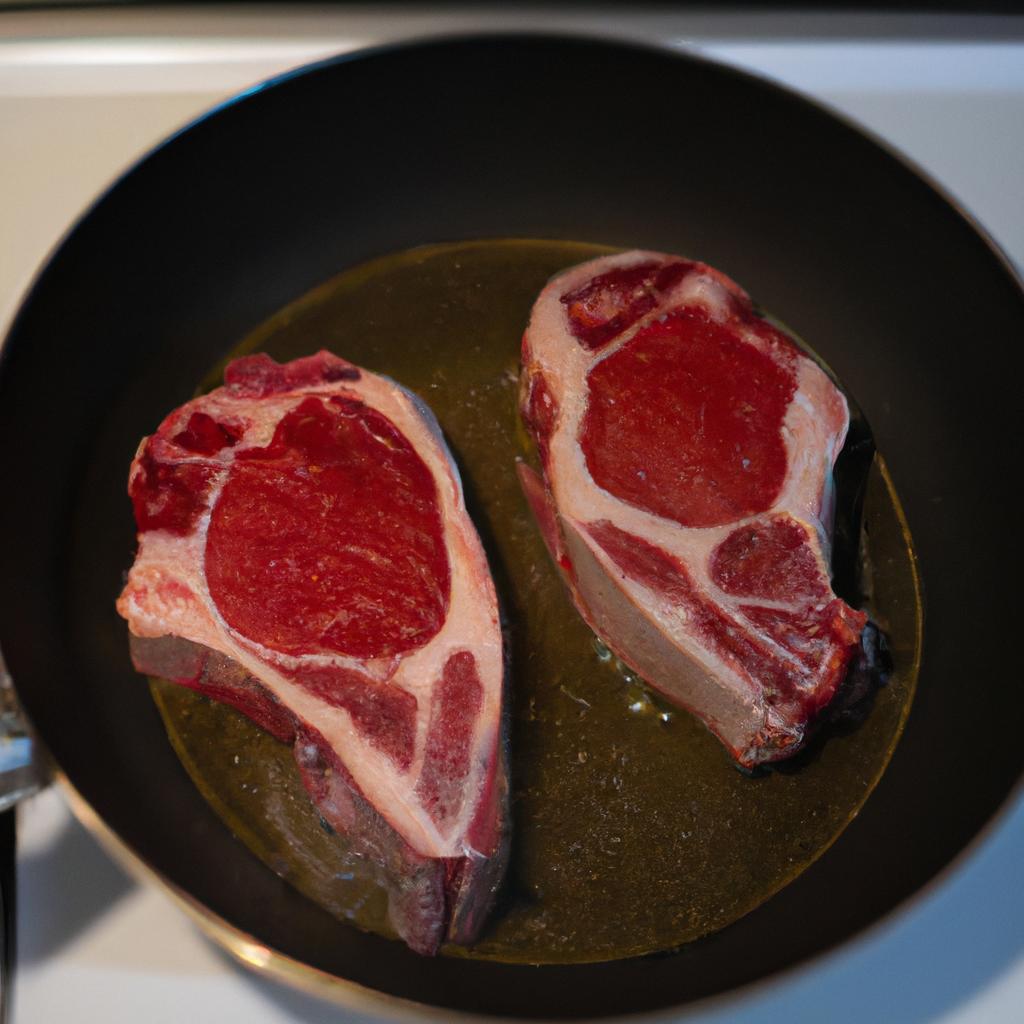 Die richtige Garzeit für zarte Kalbskoteletts